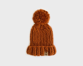 SQUEEZE - Cinnamon Hat - Newborn, baby, children & adult size beanie