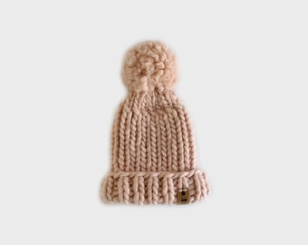 SQUEEZE - Rose Hat - Newborn, baby, children & adult size beanie