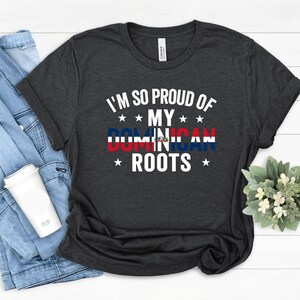 Dominican Republic, Gift for Dominicans, Dominican Culture Gift, Dominicano Gift, Dominican Republic Flag Pride Roots T-Shirt, Dominican Tee