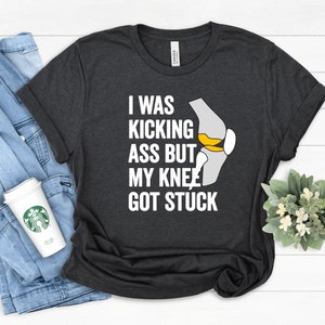 Lustiges Knie Austausch Shirt: Sarkastisches Gelenk OP Geschenk