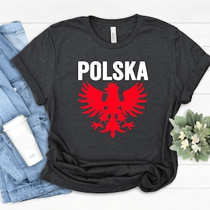 Poland Shirt, Polish Eagle, Coat Of Arms Of Poland, Polska, Polska T-shirt, Patriotic Polish Heritage Shirt, Poland Pride Flag Shirt