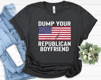 Camiseta «Deja a tu novio republicano»: divertida camiseta feminista