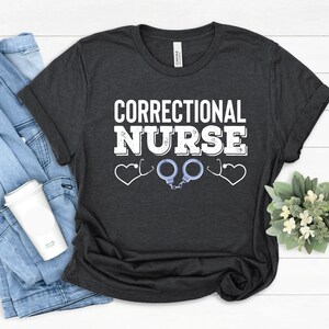 Camiseta de enfermera correccional, Regalos de enfermera correccional RN, Regalo de enfermera de seguridad, Enfermera CNA, Enfermera registrada, Regalos de RN para enfermera correccional
