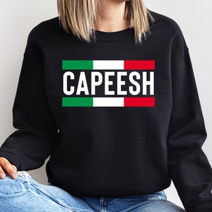 Capeesh Italian Sweatshirt: Italy Flag Gift