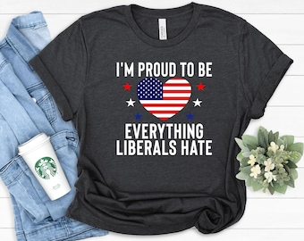 Republikansk republikansk t-shirt med flagga