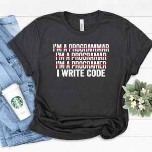 Camiseta divertida de programador informático: camiseta de programación de software, regalo de informática
