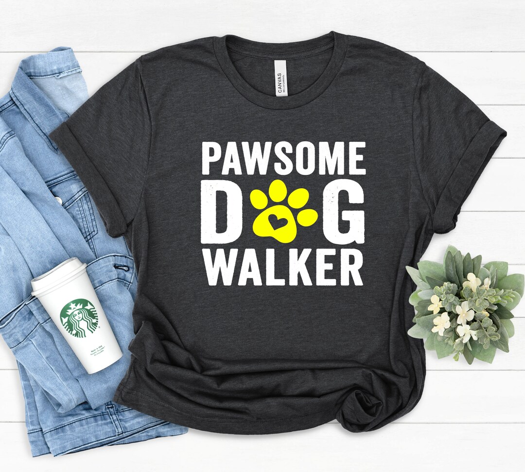 Camisa Dog Walker, Dog Walker Gift, Walking Dogs Tee, Dog Walker T