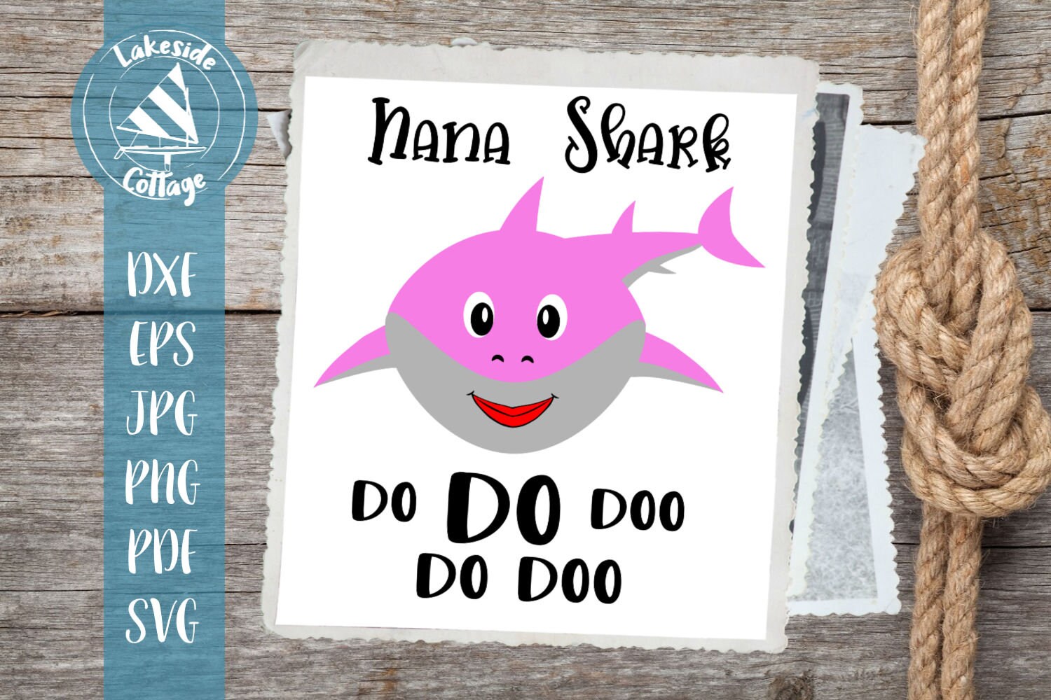 Download Nana Shark Do Do Doo Do Doo Nana Shark Doo svg Shark Face ...