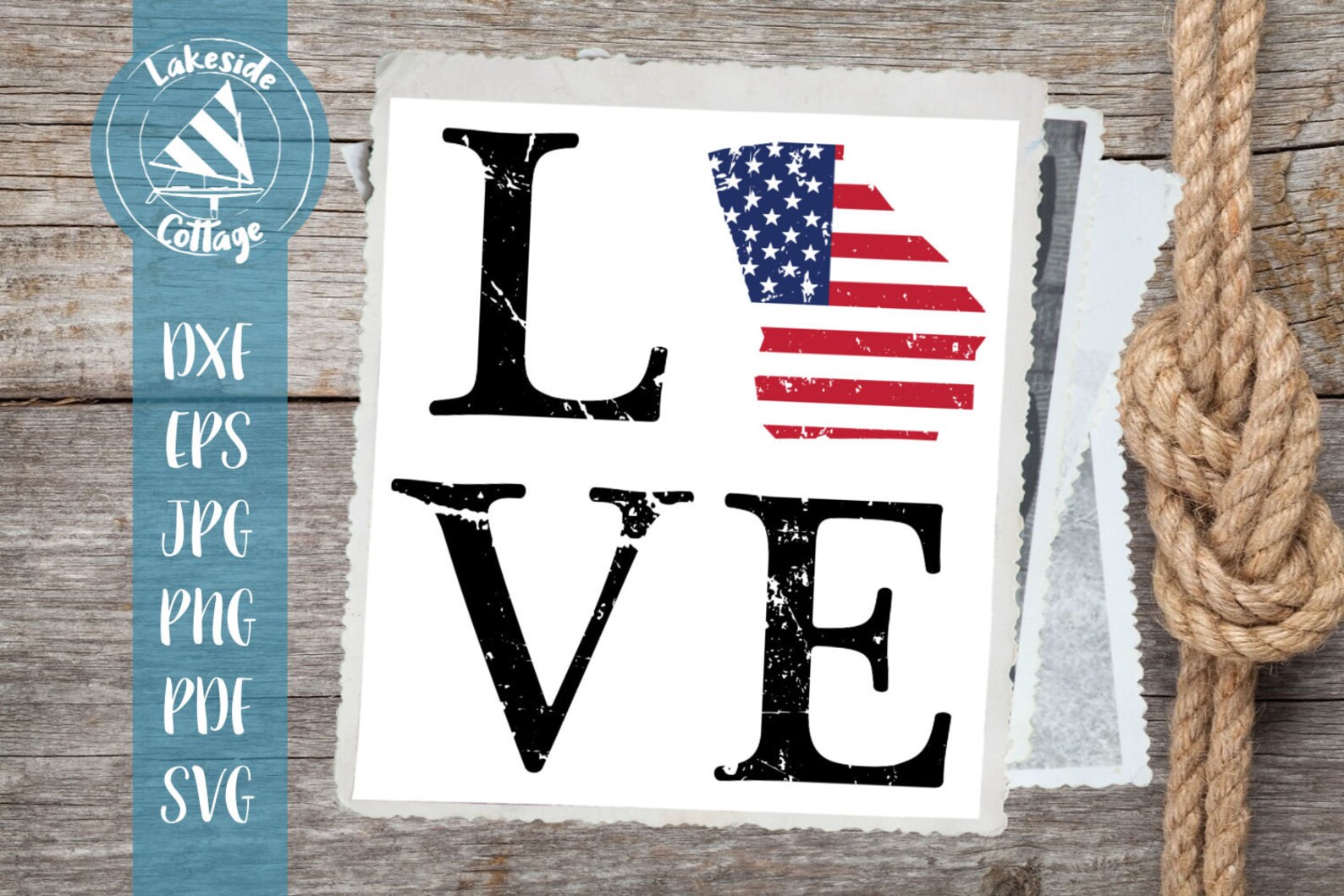 Download LOVE Georgia 4th of July svg Memorial Day svg American | Etsy