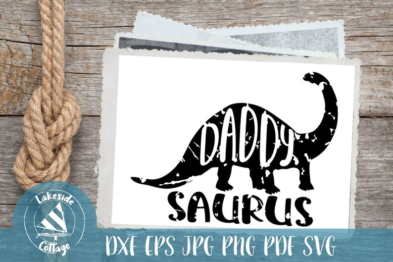 Download DaddySaurus svg dinosaur dad decal daddy svg | Etsy