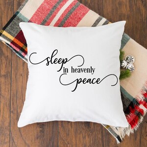 Sleep in Heavenly Peace Script Religious Christmas Design Eps Png Pdf ...