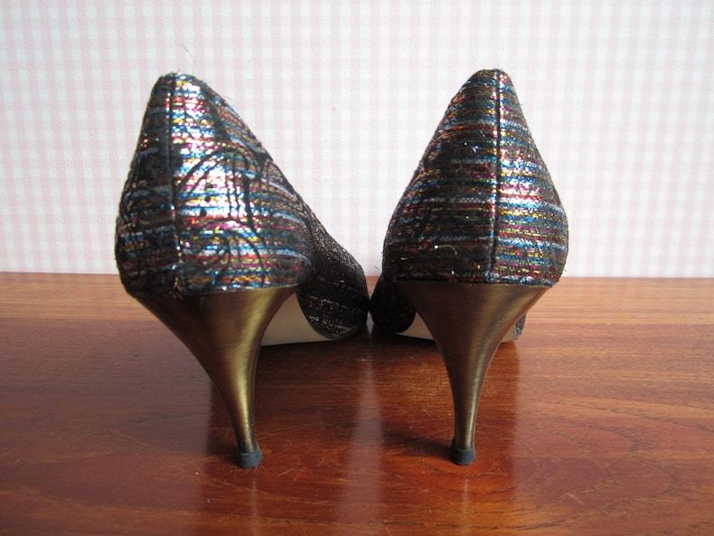 Vintage Graceland Stilettos Pumps Shoes High Heels Black