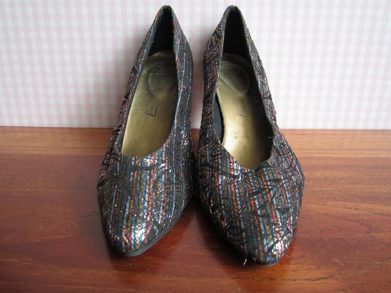 Vintage Graceland Stilettos Pumps Shoes High Heels Black