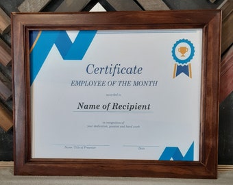 8-1/2 x 11 Document Frame