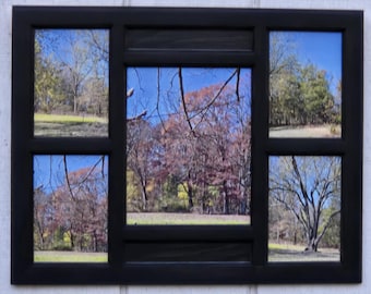 4 ventanas de 5 x 7 con marco central de 8 x 10