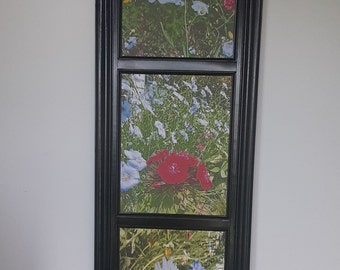8620-1 Marco clásico vertical de triple ventana de 8 x 10