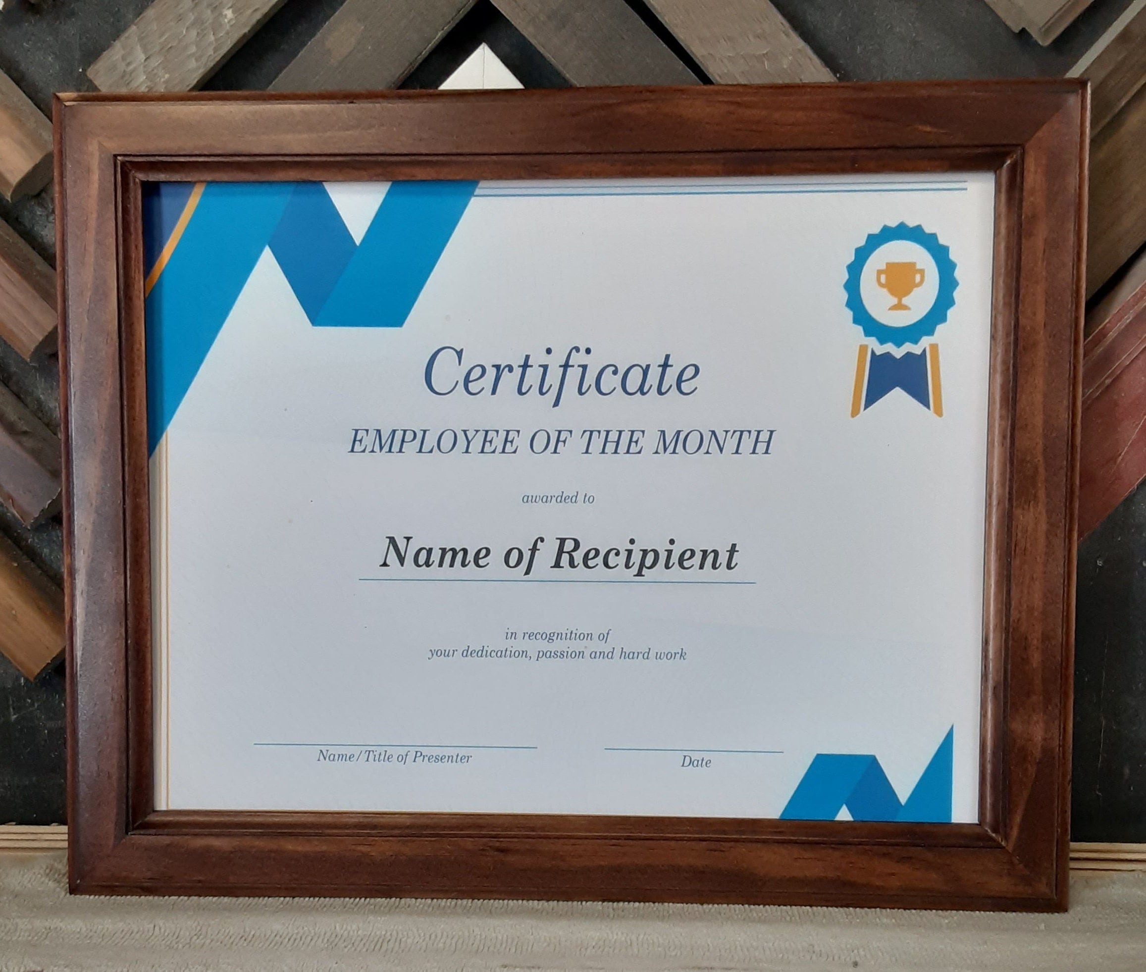 81/2 X 11 Document Frame Etsy