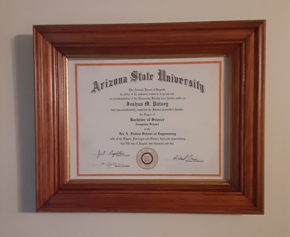 14 x 2024 11 diploma frame