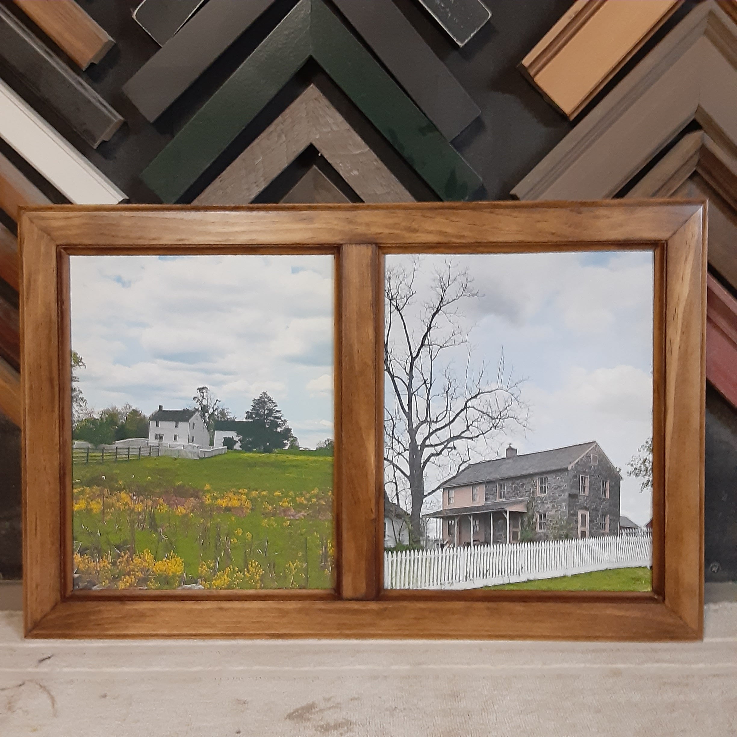 Double 8 x 10 photo frame discount