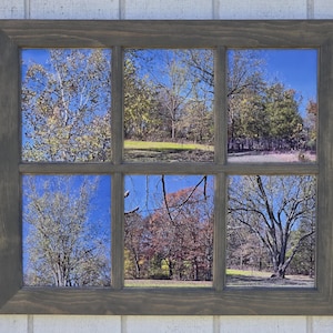 6 Window Weathered Gray 8 x 10 Collage Picture Frame