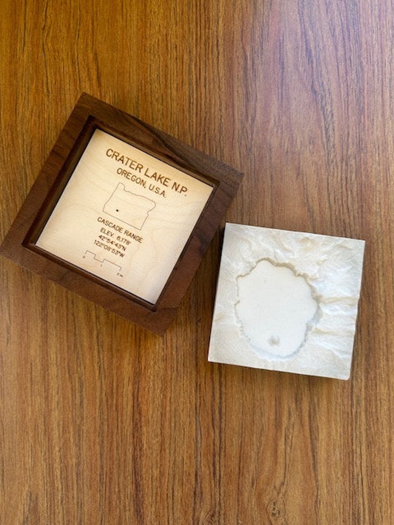 NEW Crater Lake Box in Ceramic Porcelain image 6