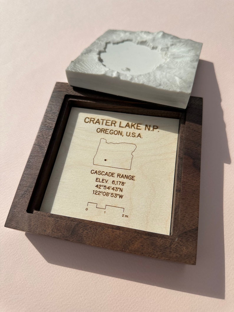 NEW Crater Lake Box in Ceramic Porcelain image 4