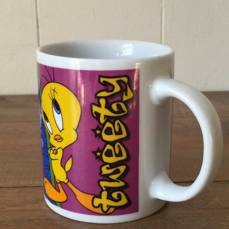 Tweety Bird Vintage Mug: 1998, Tweety, Warner Brothers, Looney Tunes image 10
