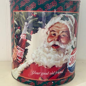 ペプシ　コンテナ　ヴィンテージ Pepsi Tin Container - Etsy