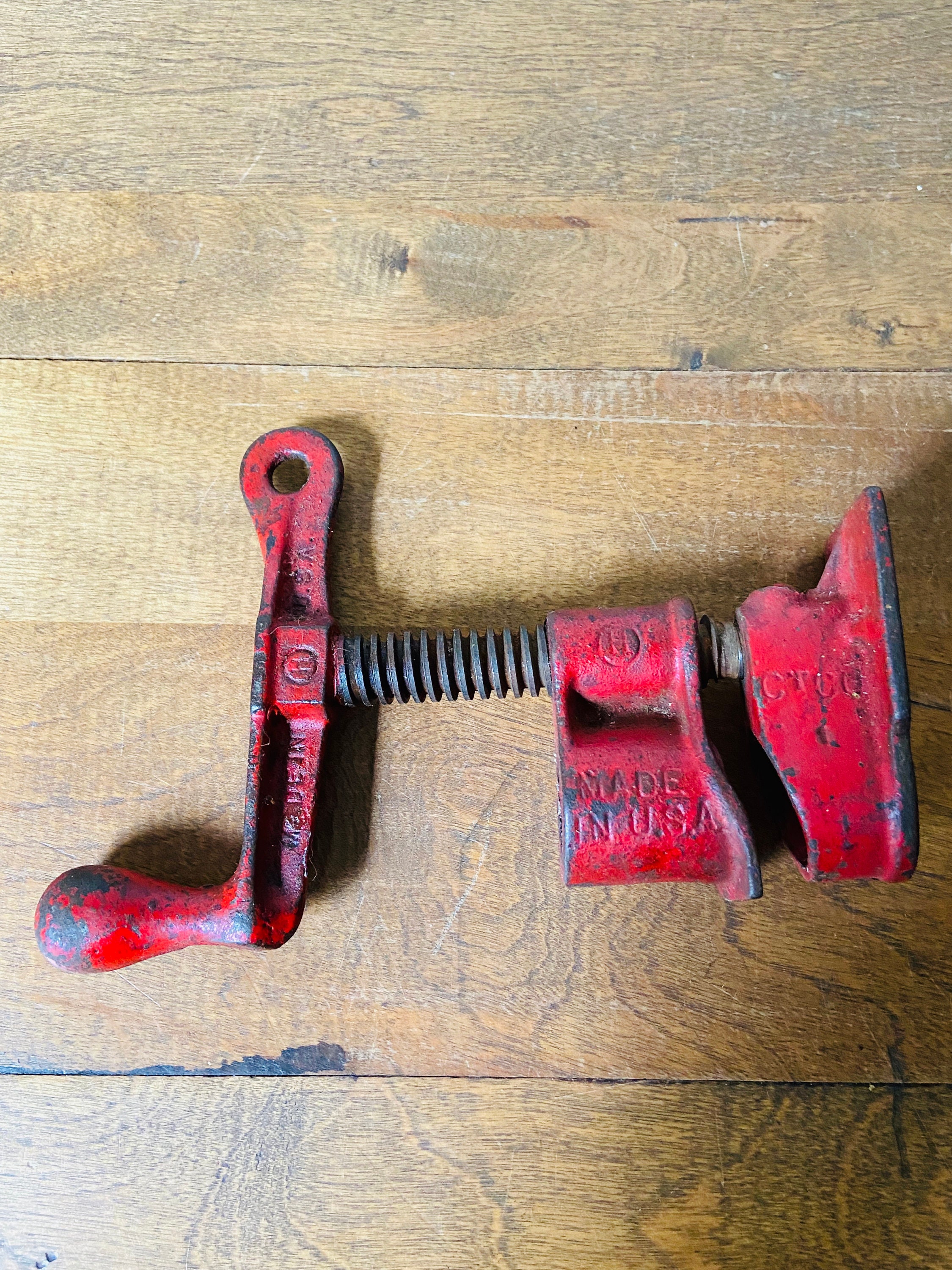 Vintage Iron Pipe Clamp/cincinnati Tool Co./ Circle H/ 600A Etsy