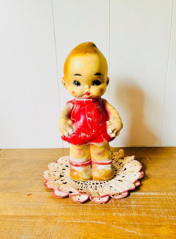 Antique/vintage Chalkware Kewpie Doll/figurine /carnival-style