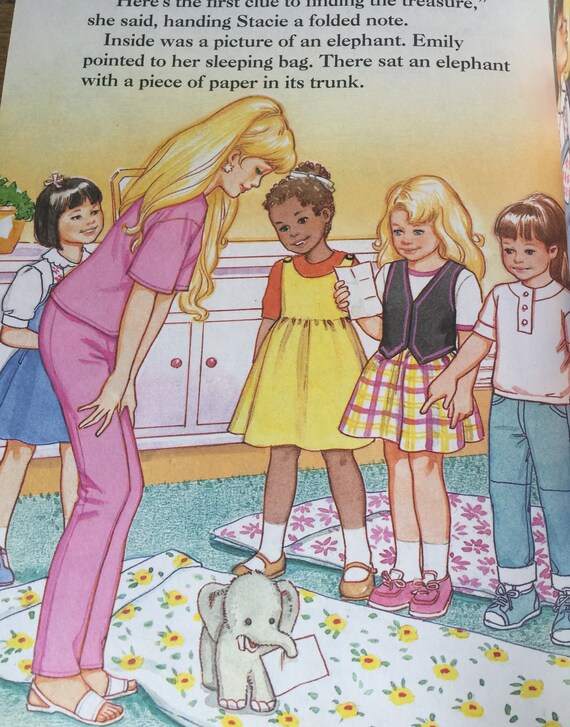Barbie sleepover book hotsell