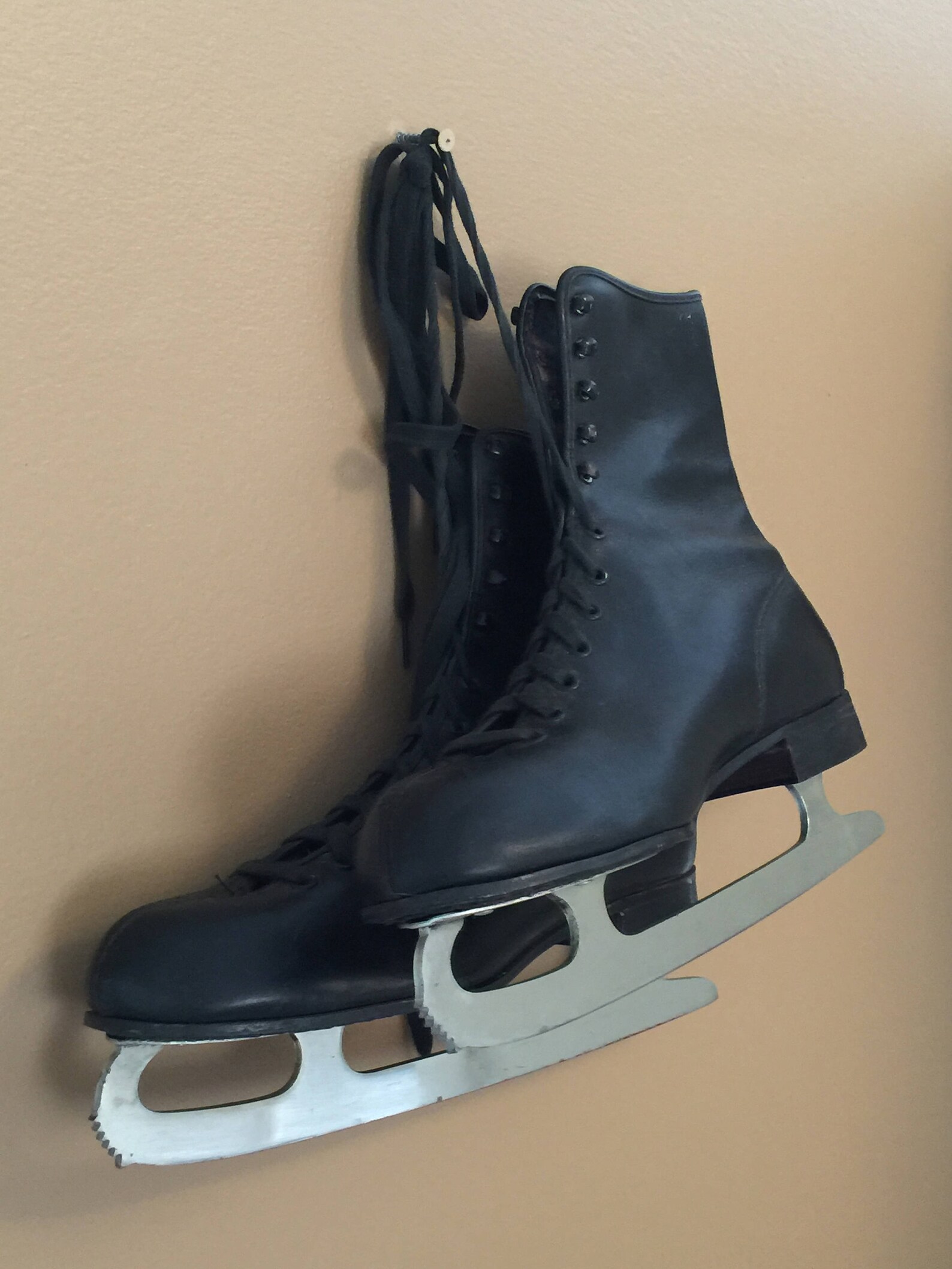 1960s Vintage Mens Ice Skates/ Ice Skates/ Men's Black Etsy