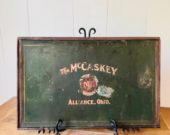 The McCaskey Account Register:  Alliance Ohio, Industrial Salvage, 6 Double Sided, Separate Metal Plates