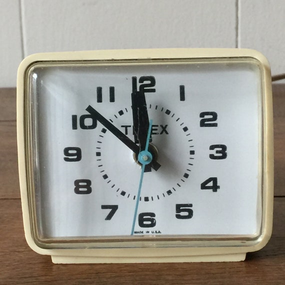 Vintage Timex Alarm Clock Vintage Clock Vintage Electric Etsy