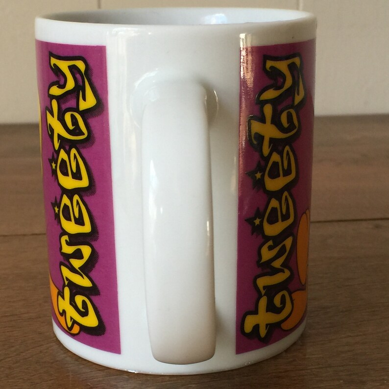 Tweety Bird Vintage Mug: 1998, Tweety, Warner Brothers, Looney Tunes image 7