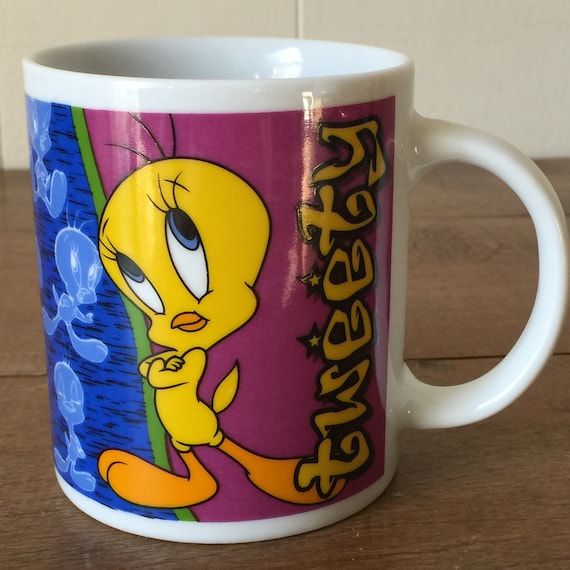 Tweety Bird Vintage Mug: 1998, Tweety, Warner Brothers, Looney Tunes