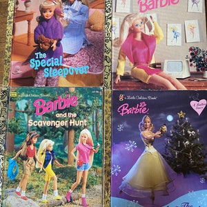 BARBIE/4 Little Golden Books/ The Special Sleepover/ Very Busy Barbie/ Barbie and the Scavenger Hunt/The Nutcracker