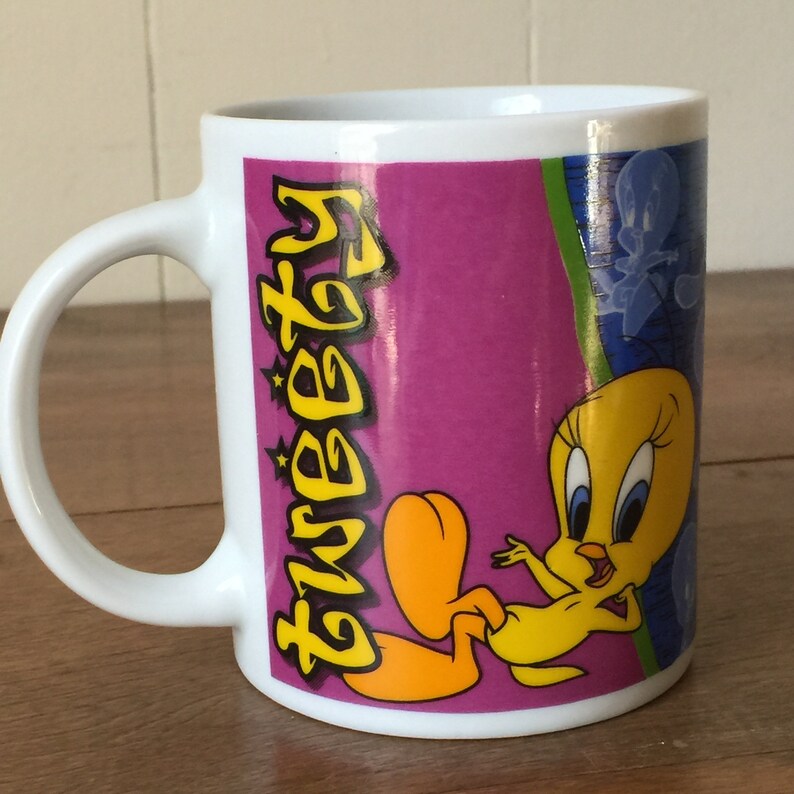 Tweety Bird Vintage Mug: 1998, Tweety, Warner Brothers, Looney Tunes image 2