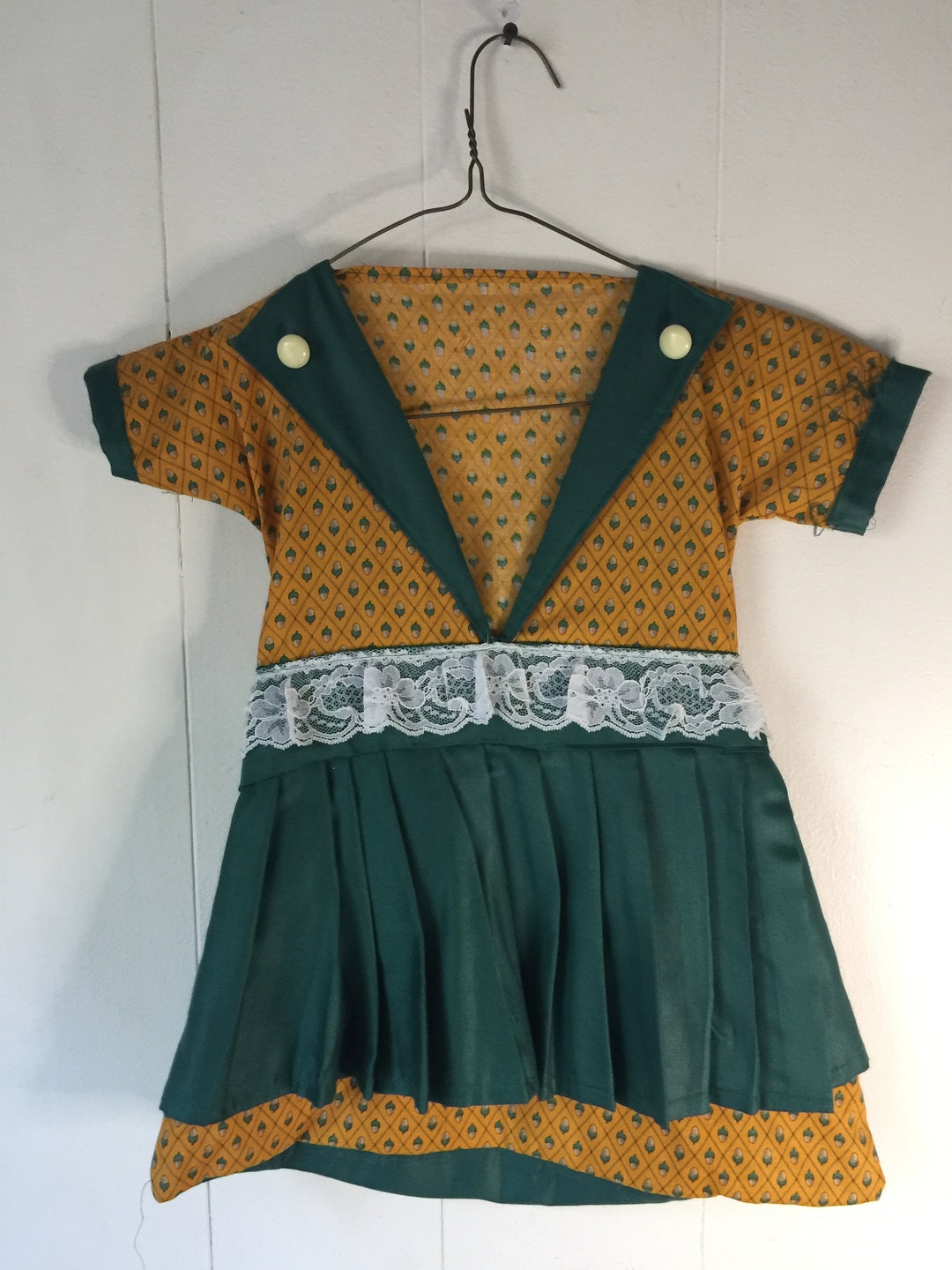 Clothespin Bag/hanging Clothespin Bag/vintage Fabric Dress Etsy