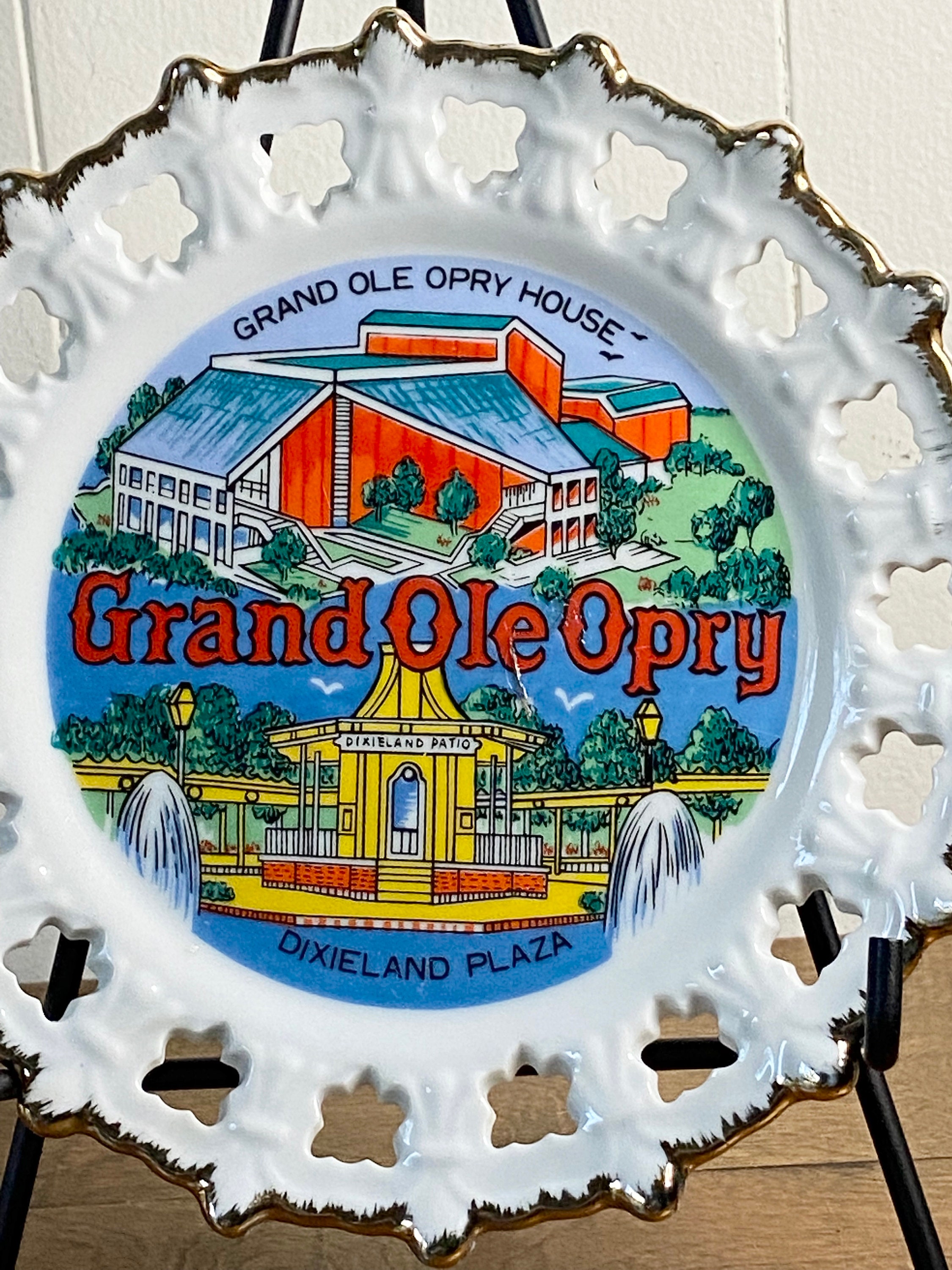 Grand Ole Opry/vintage Grand Ole Opry/souvenir Plate/ - Etsy