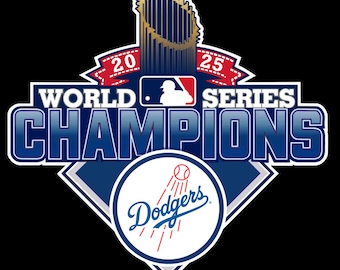 2025 Dodgers championship sticker