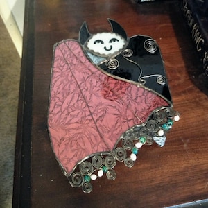 Red and Black Bat Jewelry Box