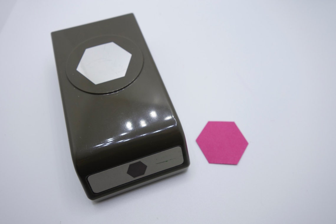 Stampin Up Hexagon Punch Stackable Punch Geometric Shapes Etsy