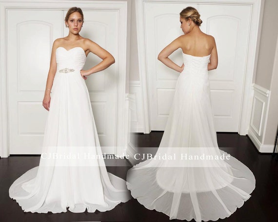 Romantic Ivory Strapless Minimalist Sweetheart Neckline Lace Etsy