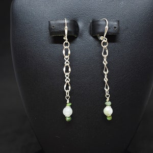 Jade and Emeralds on a Silver chain