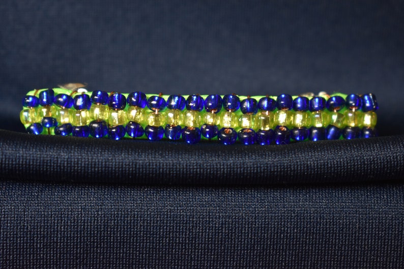Seahawks inspired Team Colors beaded Hair Clip Barrette