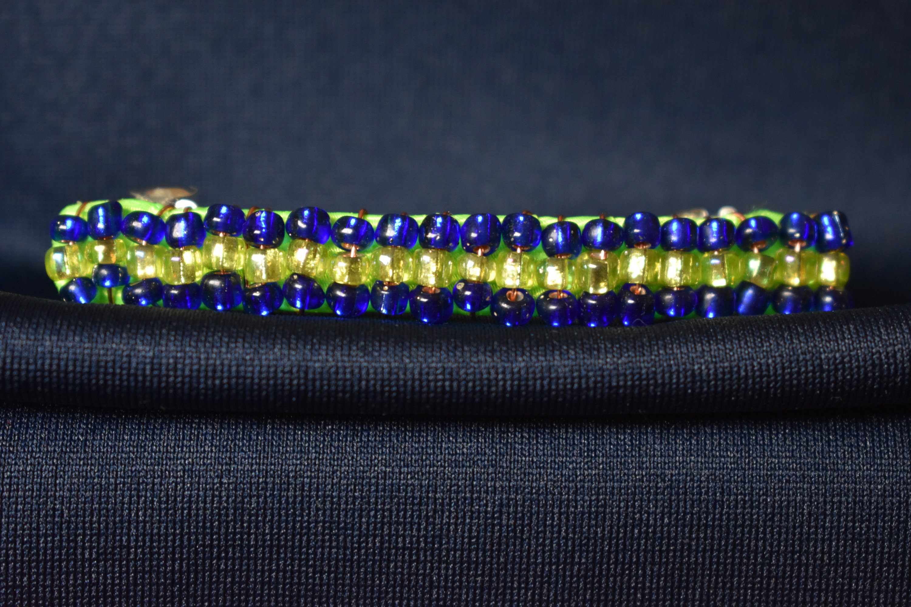 Handmade beaded Seattle Seahawks hair clip barrette Seattle Seahawks Barrette - Etsy main image 4