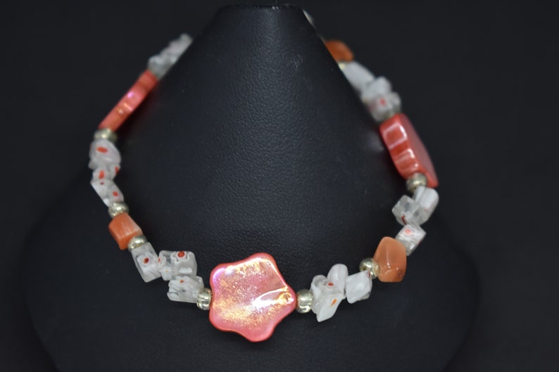 Mother of Pearl Bracelet and Earrings Set