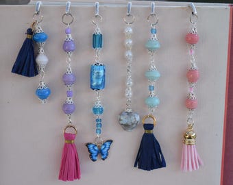 Handmade Beaded Bookmark with Book Hooks
