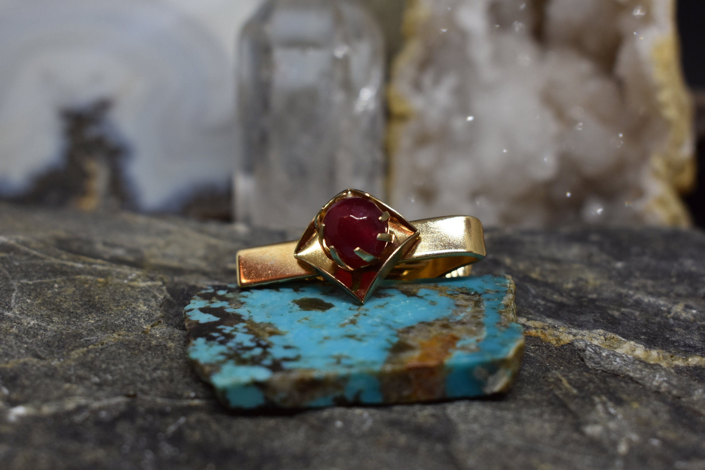 Ruby Tie Clip - Etsy Ruby Tie Clip - Etsy